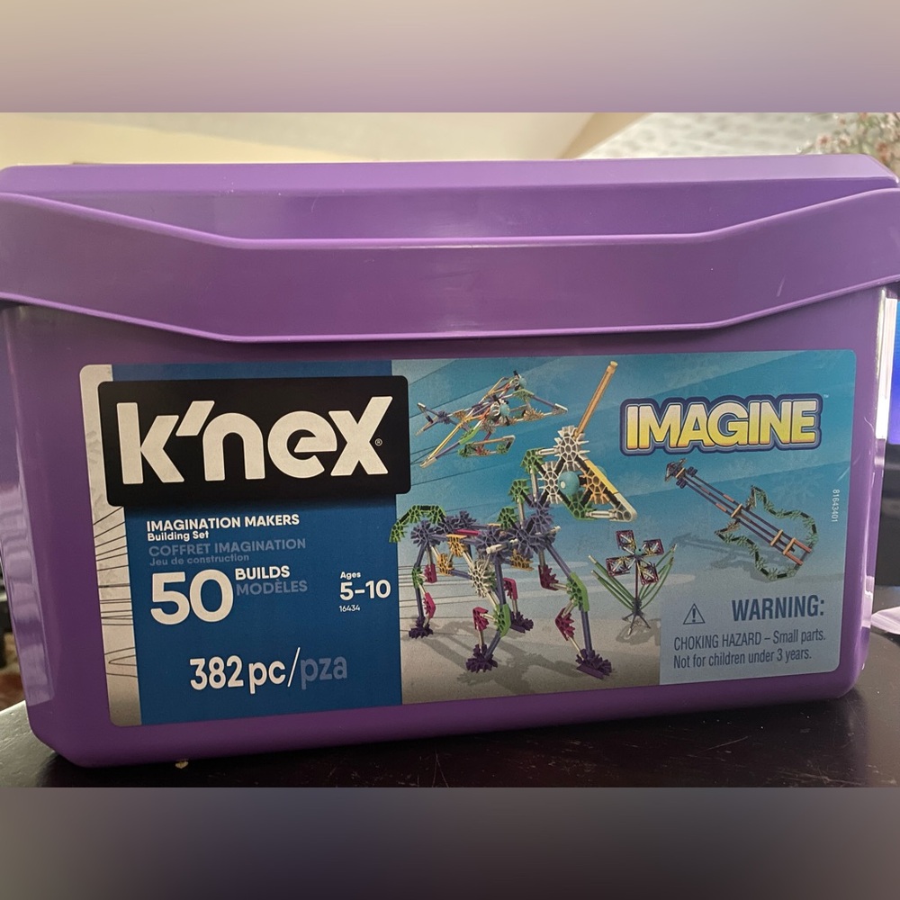 K'NEX Imagine Makers Building Set 50 Builds 382 Pcs No Book
